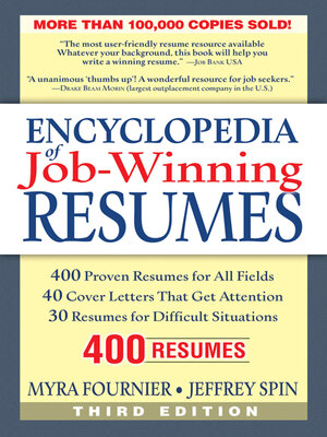 Encyclopedia of Job Winning Resumes - ebook